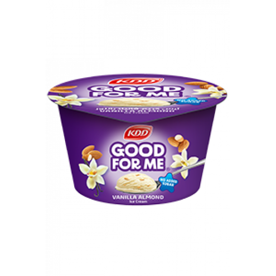 Vanilla Almond Ice Cream Cups (no added sugar)