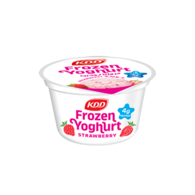 Frozen Yoghurt Strawberry Cups 170ML 6Pcs